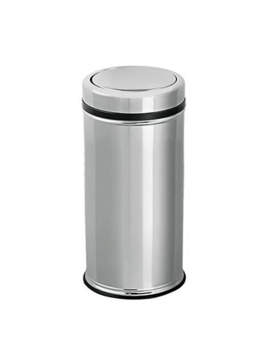 8 Liter Stainless Trash Bin with Swinging Lid