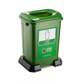 Glass Waste Bin 50 Lt