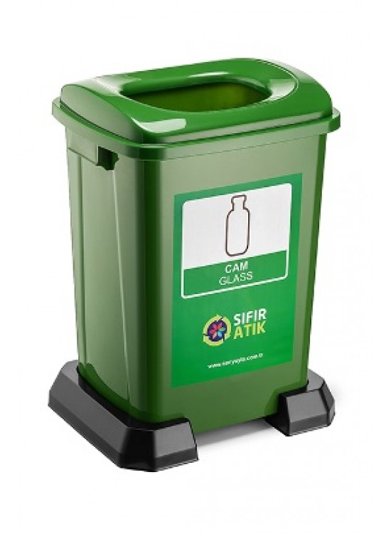 Glass Waste Bin 50 Lt